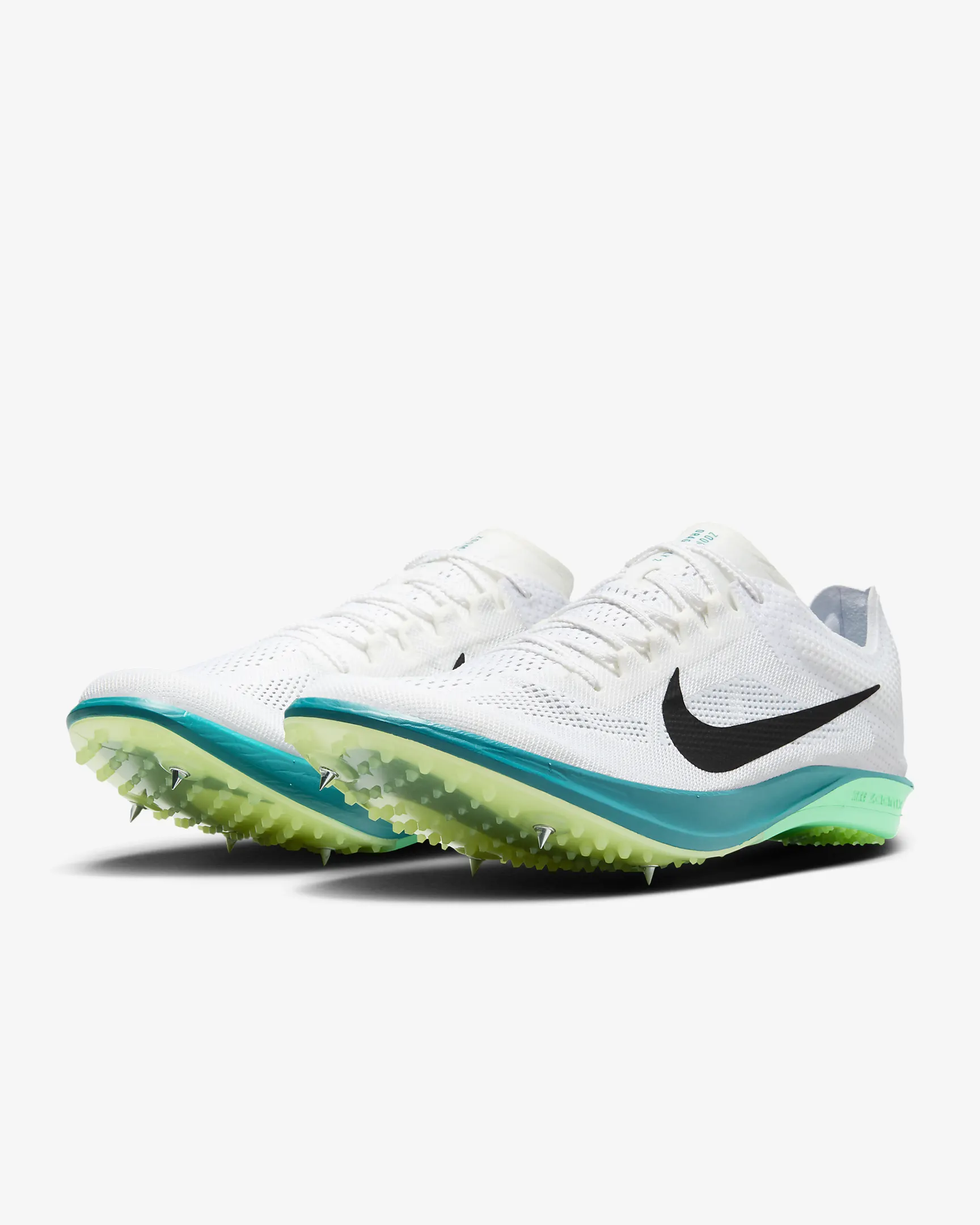 Nike Men's ZoomX Dragonfly 2 White/Black/Bright Spruce/Electric Algae