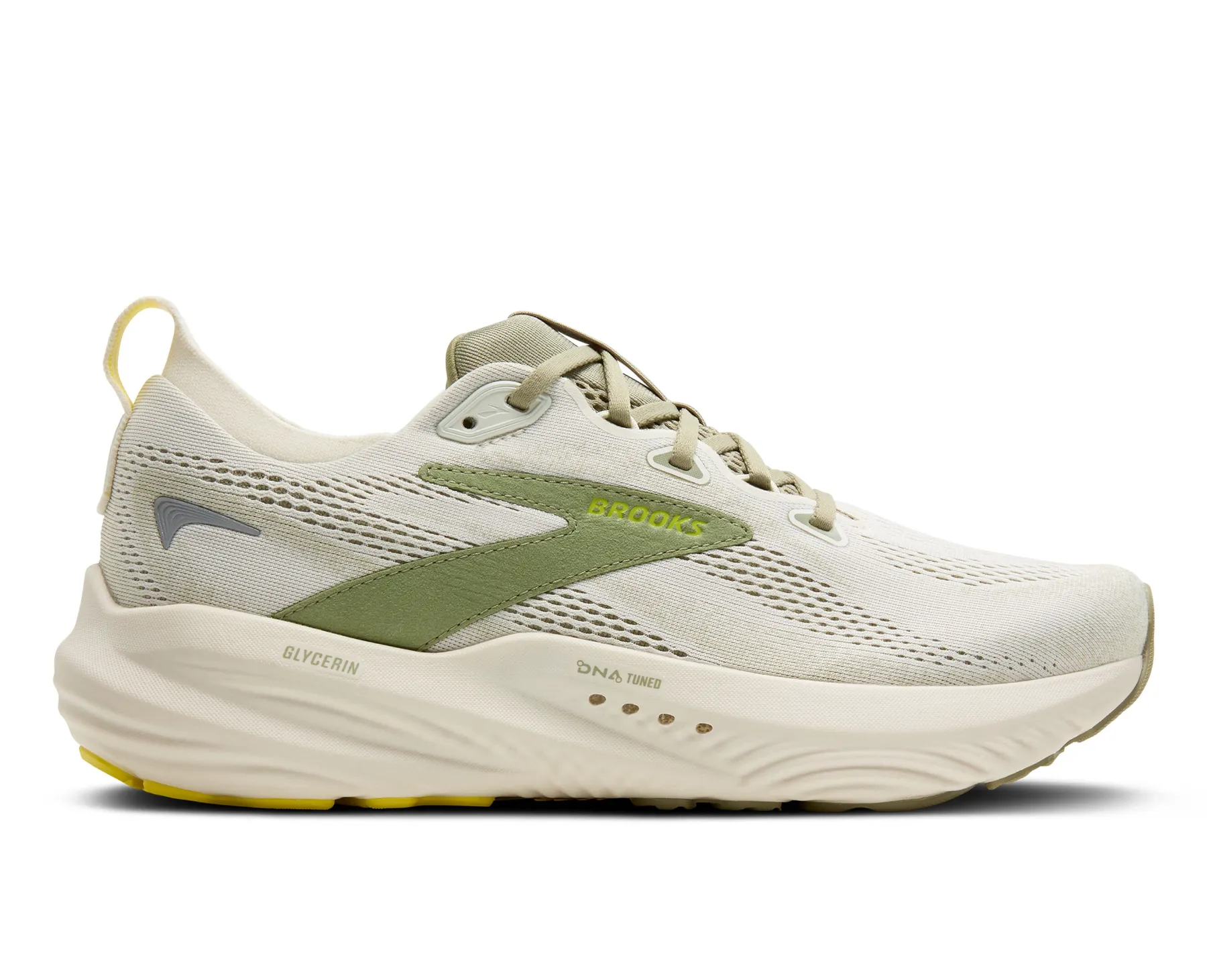 Brooks Men's Glycerin 22 Coconut/Tea/Blazing Yellow