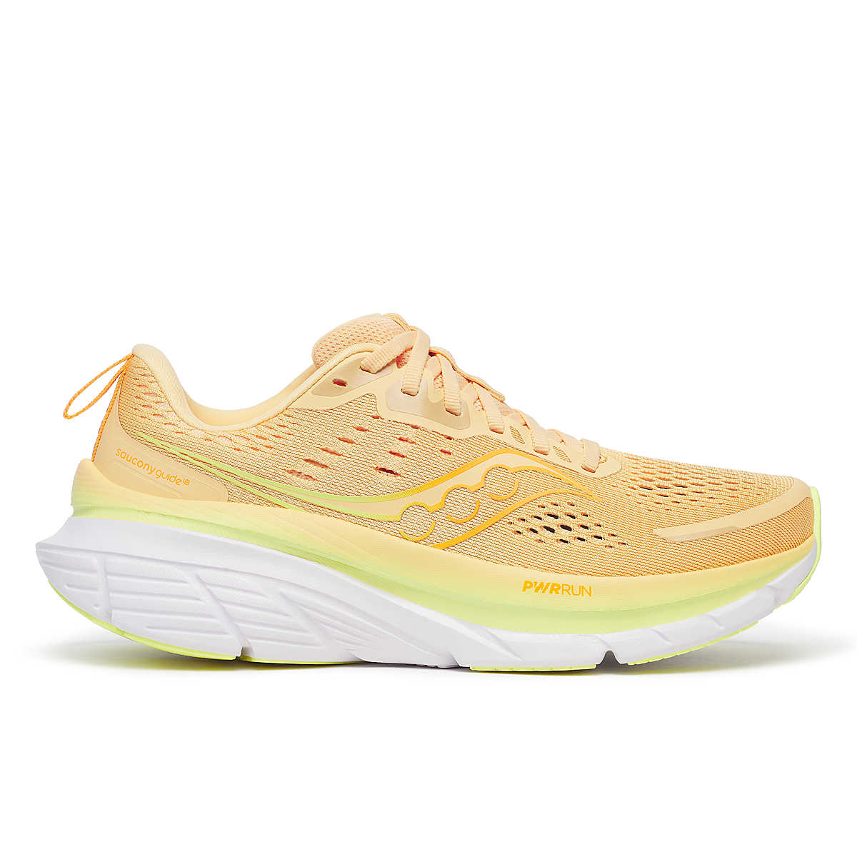 サニー Saucony Women's Guide 18 Peach/Sunny