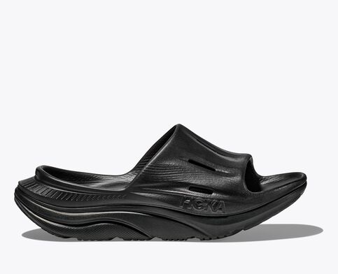 HOKA U ORA RECOVERY SLIDE 3 サイズ8 黒　26㎝ Hoka Unisex Ora Recovery Slide 3 Black/Black