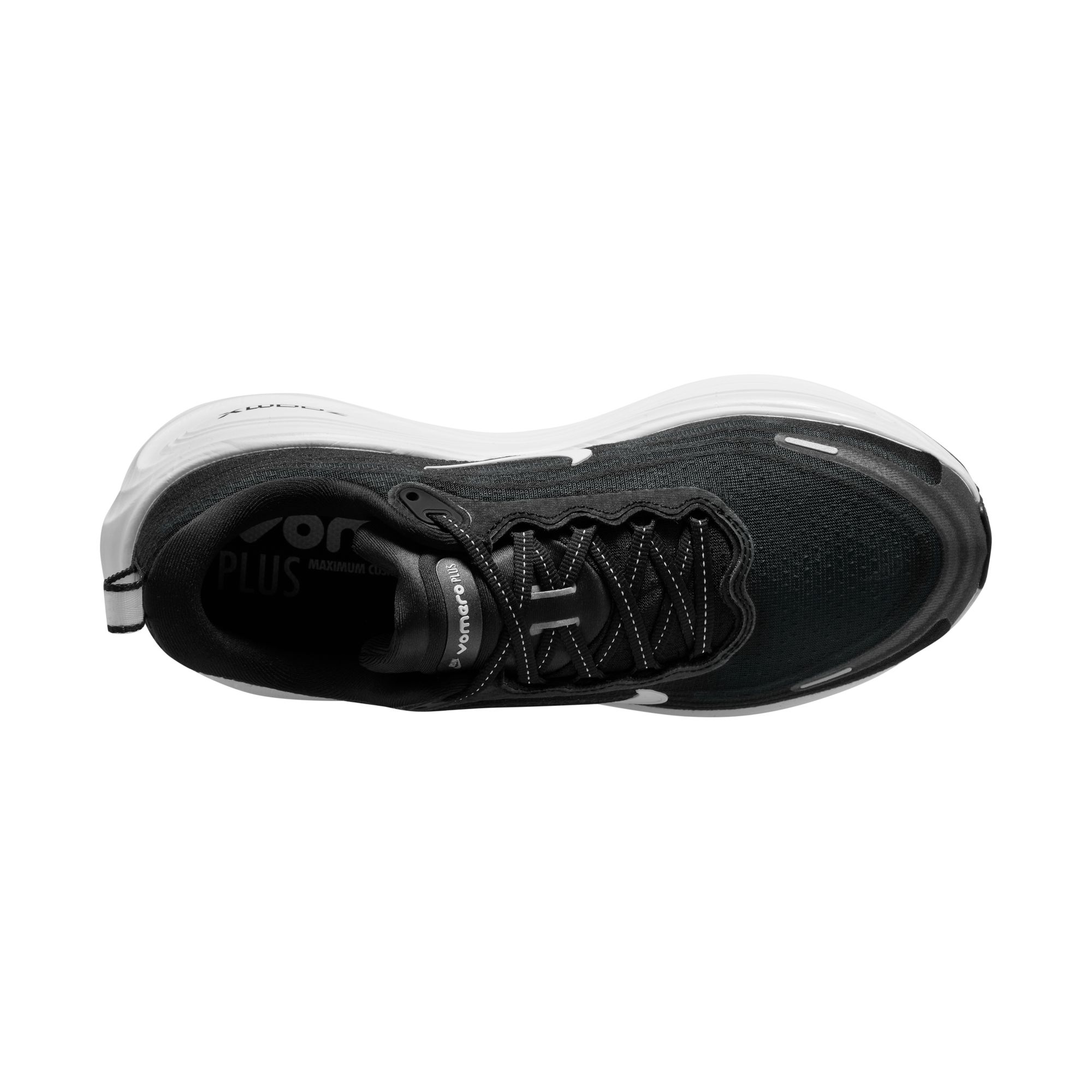 Nike Women's Vomero Plus Black/White-Cool Grey-Mtlc Dark Grey