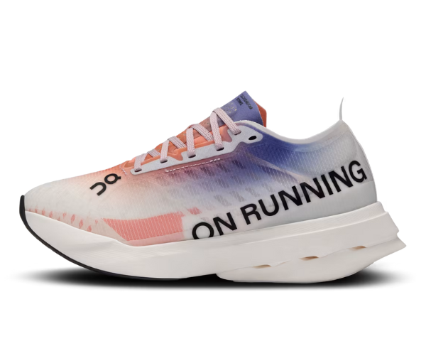 on-running Women's Cloudboom Strike White/Flame