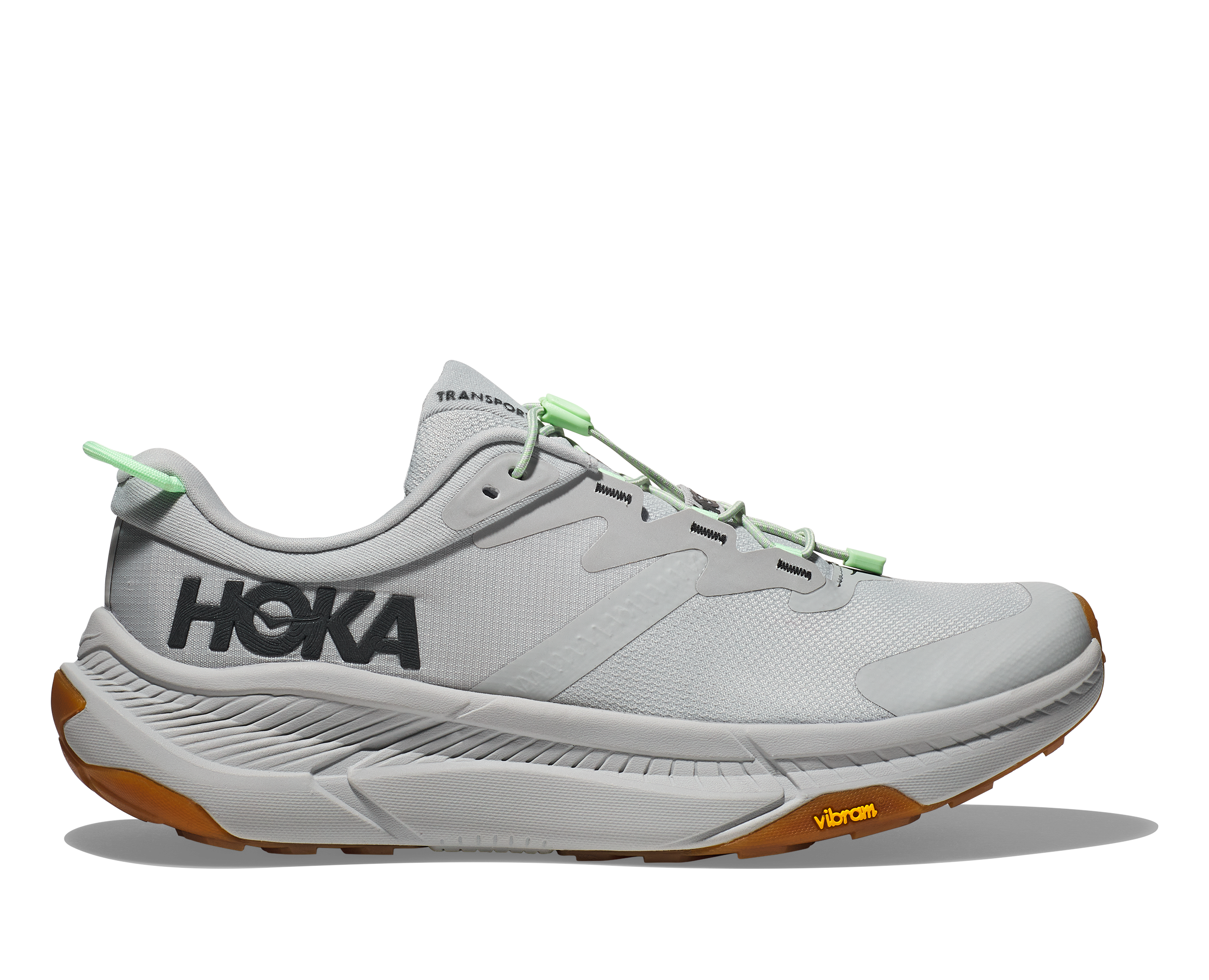 Hoka Men's Transport Harbor Mist/Lime Green