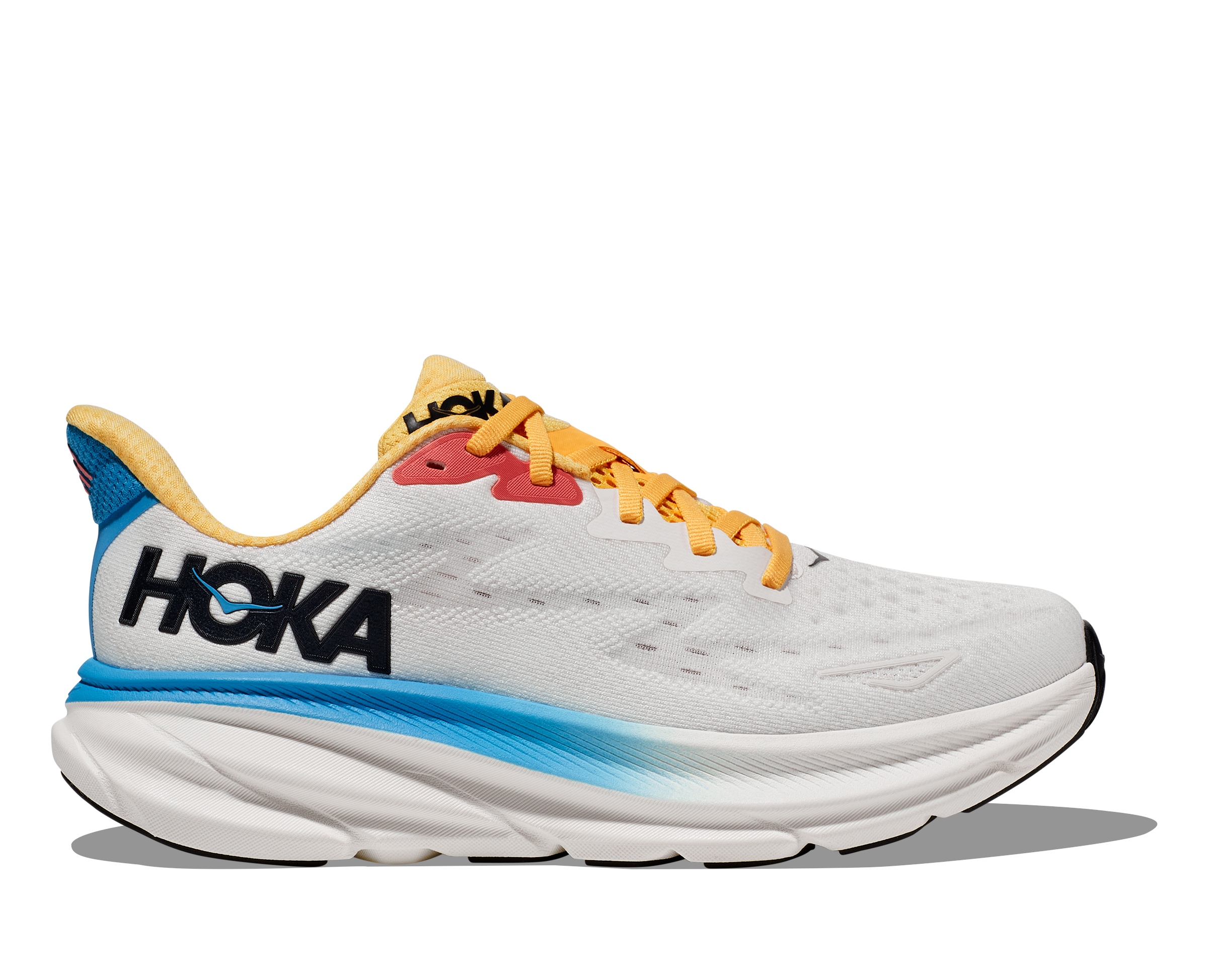 ☆キアラ☆　HOKA CLIFTON 9 レディース　スニーカーWHITE Hoka Women's Clifton 9 Blanc De Blanc / Swim Day