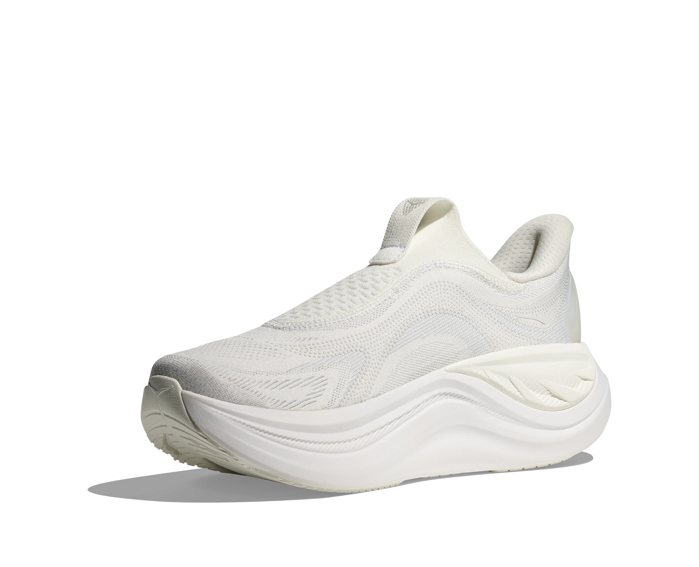 Hoka Women's Skyward Laceless White / White