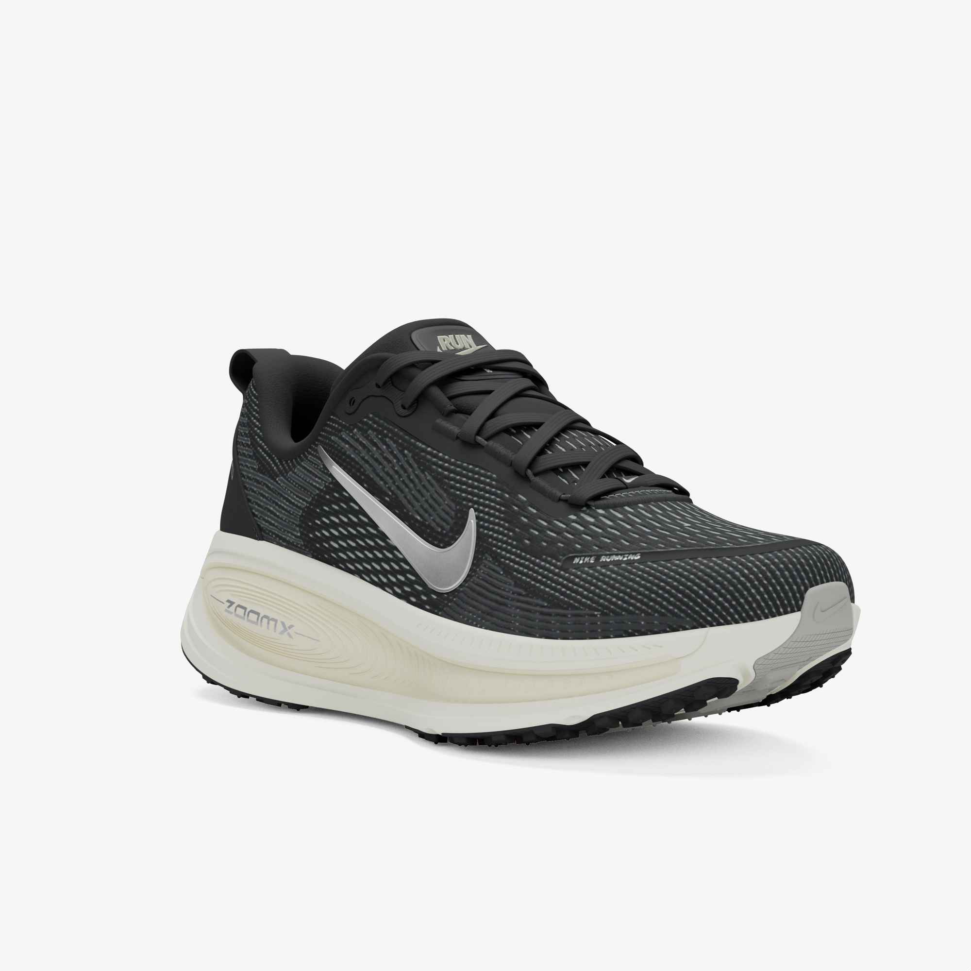 Nike Men's Vomero 18 Black/Summit White-Coconut Milk