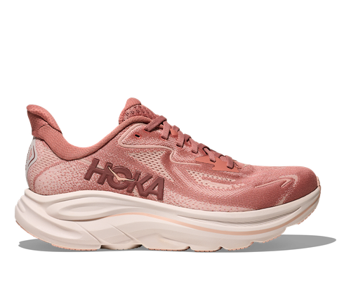 Hoka Women's Clifton 10 (Wide) Blush / Rose Latte