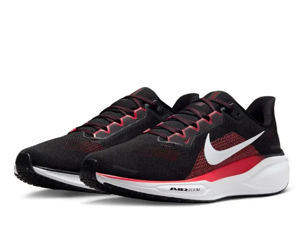 Nike Men's Pegasus 41 Black/White/Fire Red